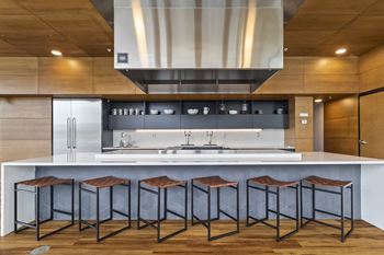Reservable chef's kitchen